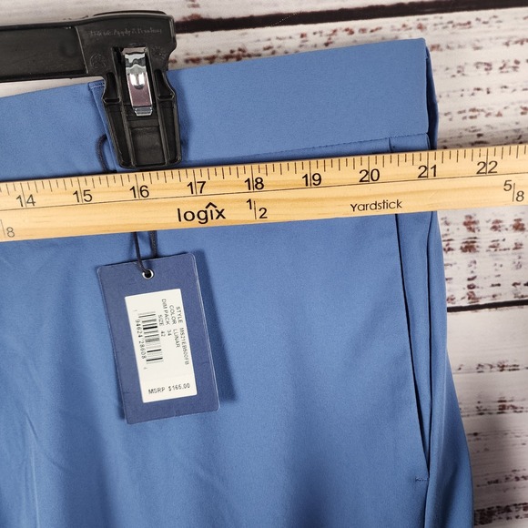 NWT Peter Millar Crown Crafted Stretch Golf Pants Mens 42x34 Lunar Blue - Picture 9 of 12